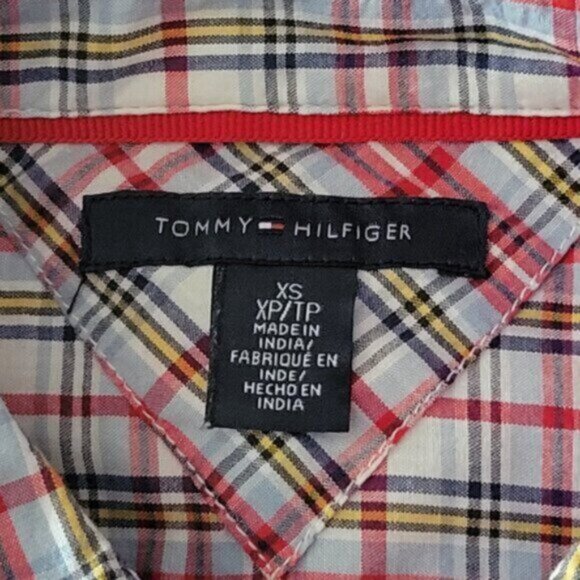 Tommy Hilfiger Plaid Button Down Shirt Women's Size XS - Picture 4 of 11